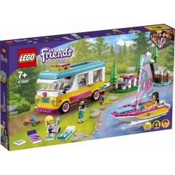 Lego® Friends Miško stovyklautojų furgonas ir burlaivis