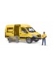 1:16 siuntų pristatymo furgonas MB Sprinter DHL su vairuotoju