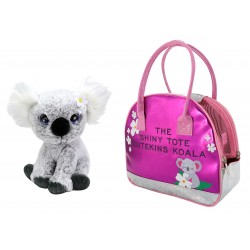 Pliušinis žaislas Koala su nešiojimo krepšiu